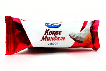 Савушкин сырок творожный 20% 40г. Беларусь (миндаль и кокос)